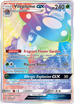 Vileplume-GX – Rare Rainbow – Cosmic Eclipse