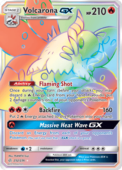 Volcarona-GX – Rare Rainbow – Cosmic Eclipse