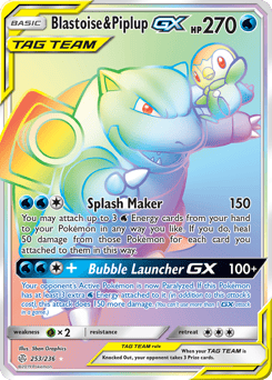 Blastoise & Piplup-GX – Rare Rainbow