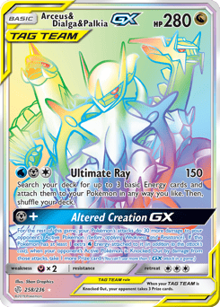 Arceus & Dialga & Palkia-GX – Rare Rainbow