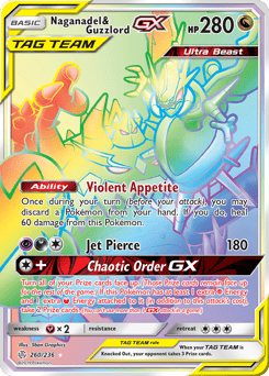 Naganadel & Guzzlord-GX – Rare Rainbow