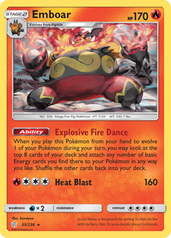 Emboar – Rare – Cosmic Eclipse