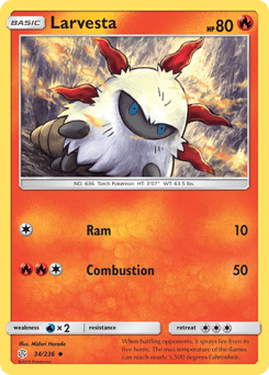 Larvesta – Uncommon – Cosmic Eclipse