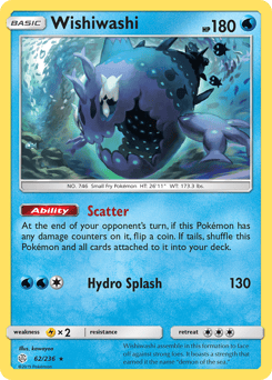 Wishiwashi – Rare Holo – Cosmic Eclipse