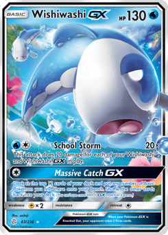 Wishiwashi-GX – Rare Holo GX – Cosmic Eclipse