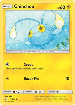 Chinchou – Common – Cosmic Eclipse