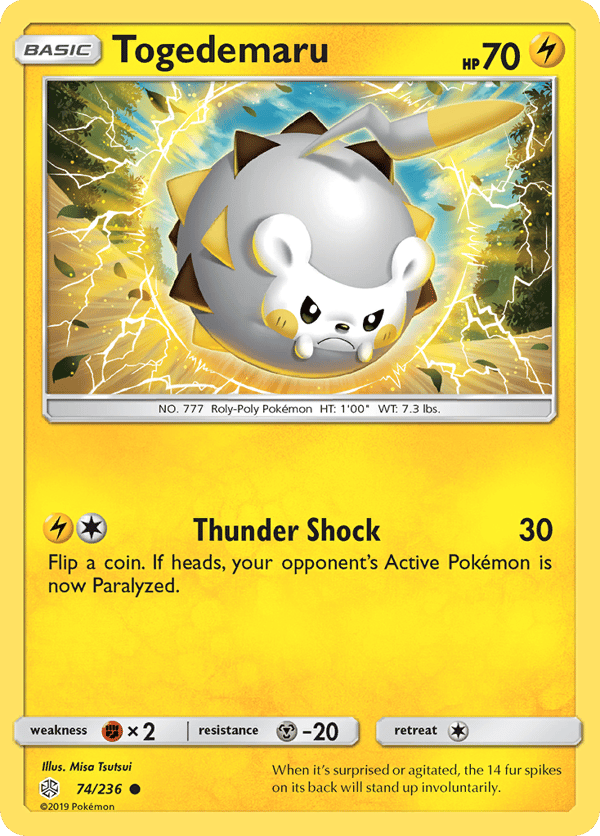 Togedemaru – Common – Cosmic Eclipse