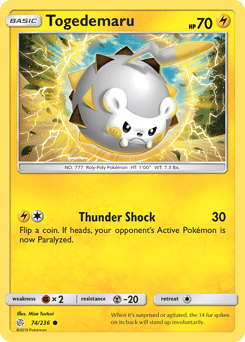 Togedemaru – Common – Cosmic Eclipse