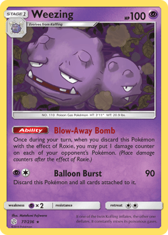 Weezing – Rare – Cosmic Eclipse