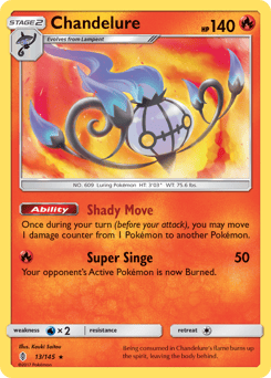 Chandelure – Rare Holo