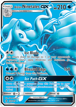 Alolan Ninetales-GX – Rare Ultra – Guardians Rising