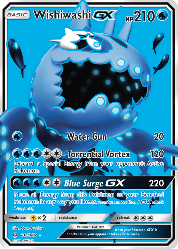Wishiwashi-GX – Rare Ultra – Guardians Rising