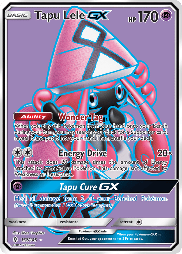 Tapu Lele-GX – Rare Ultra – Guardians Rising