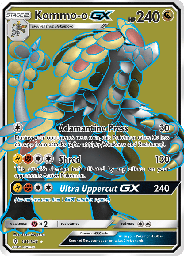 Kommo-o-GX – Rare Ultra – Guardians Rising