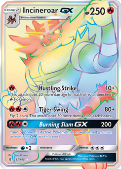 Incineroar-GX – Rare Rainbow