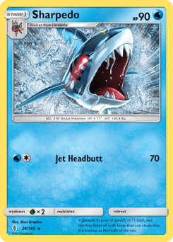 Sharpedo – Rare
