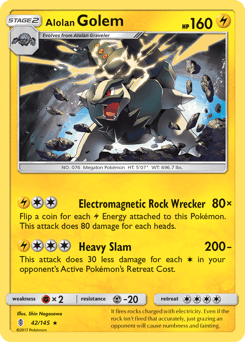 Alolan Golem – Rare Holo