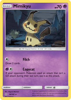 Mimikyu – Rare Holo