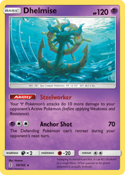 Dhelmise – Rare Holo