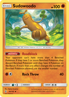 Sudowoodo – Uncommon