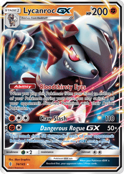 Lycanroc-GX – Rare Holo GX