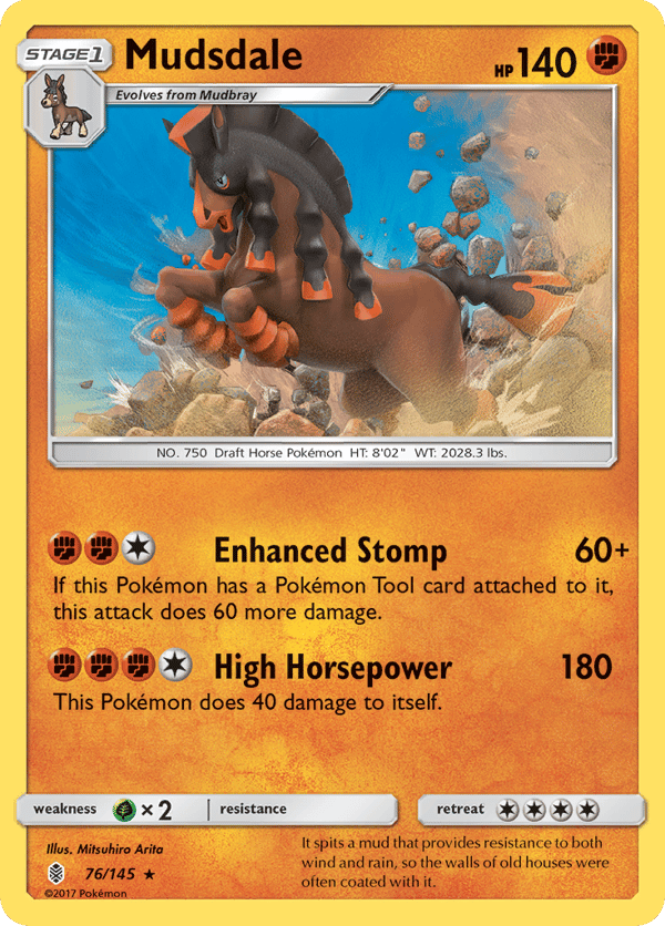 Mudsdale – Rare Holo – Guardians Rising