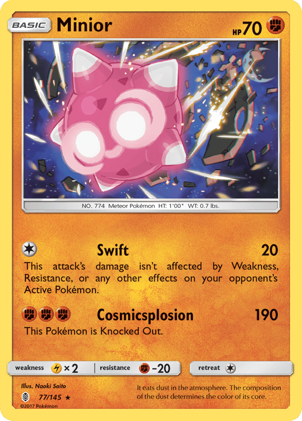 Minior – Rare Holo – Guardians Rising
