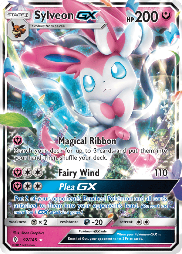 Sylveon-GX – Rare Holo GX – Guardians Rising