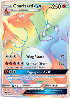 Charizard-GX – Rare Rainbow
