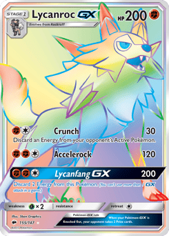 Lycanroc-GX – Rare Rainbow