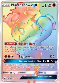 Marshadow-GX – Rare Rainbow