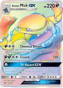 Alolan Muk-GX – Rare Rainbow