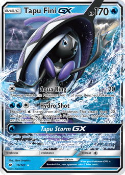 Tapu Fini-GX – Rare Holo GX