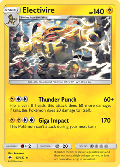 Electivire – Rare