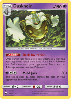 Dusknoir – Rare Holo