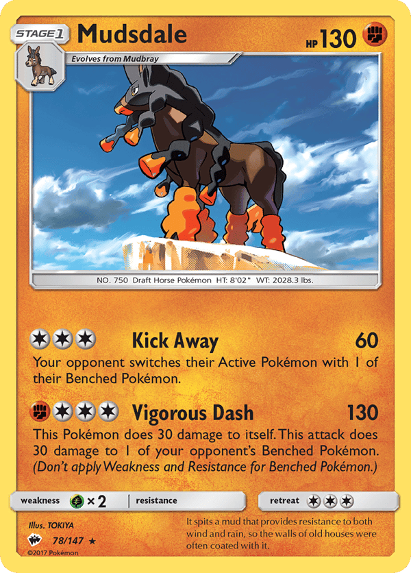 Mudsdale – Rare – Burning Shadows