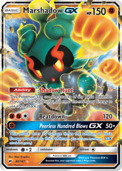 Marshadow-GX – Rare Holo GX