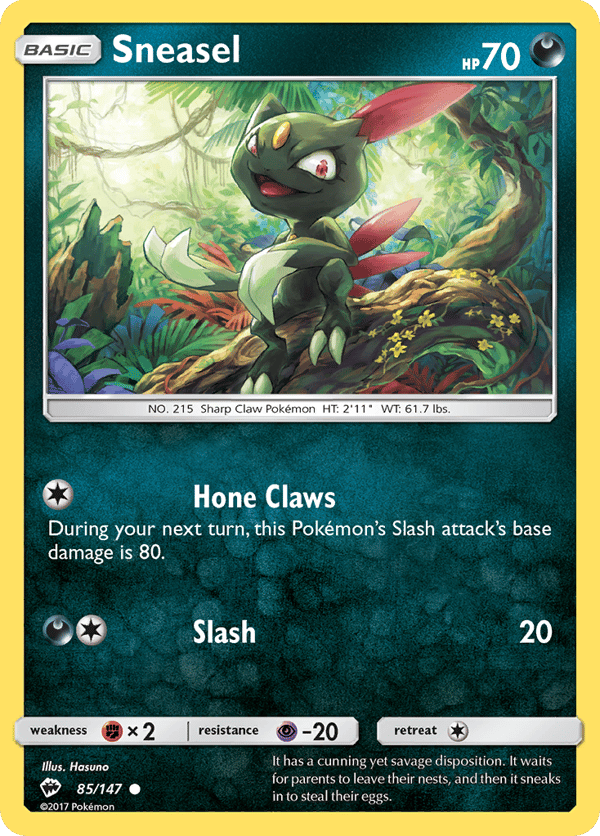 Sneasel – Common – Burning Shadows