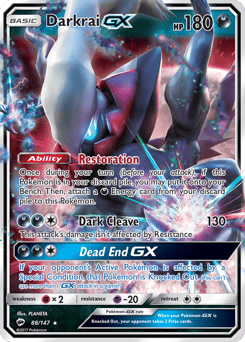Darkrai-GX – Rare Holo GX