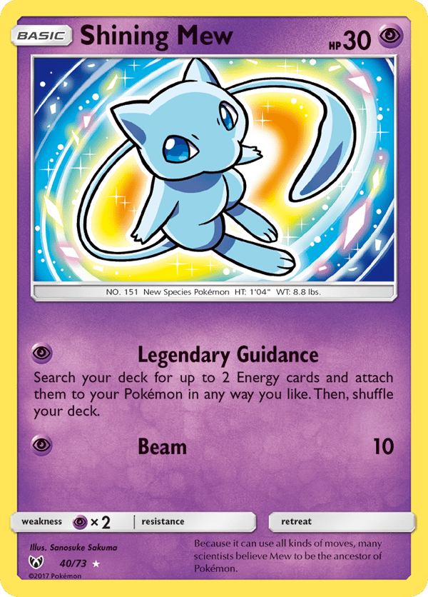Shining Mew – Rare Shining – Shining Legends