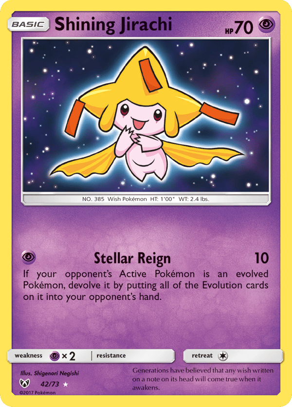 Shining Jirachi – Rare Shining – Shining Legends