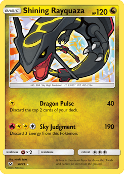 Shining Rayquaza – Rare Shining