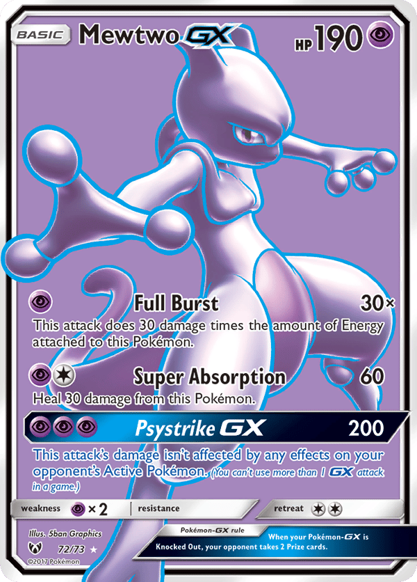 Mewtwo-GX – Rare Ultra – Shining Legends