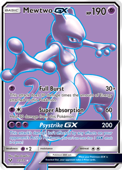 Mewtwo-GX – Rare Ultra – Shining Legends