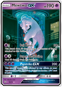 Mewtwo-GX – Rare Secret – Shining Legends