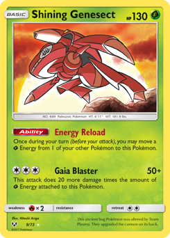 Shining Genesect – Rare Shining