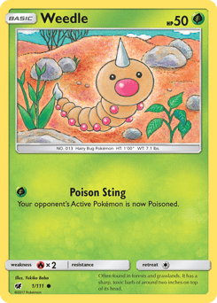 Weedle – Common – Crimson Invasion