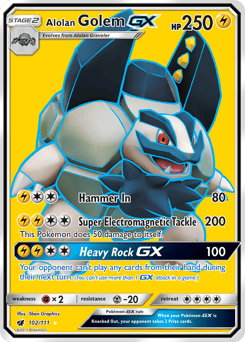 Alolan Golem-GX – Rare Ultra