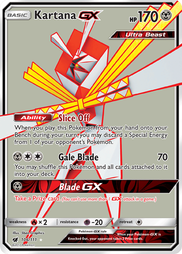 Kartana-GX – Crimson Invasion