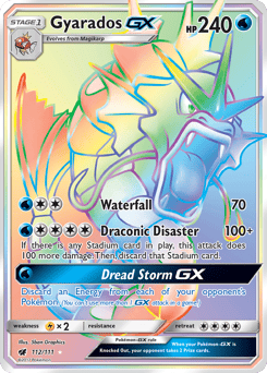 Gyarados-GX – Rare Rainbow – Crimson Invasion